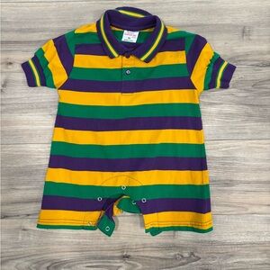 Mardi Gras boys romper